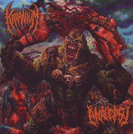 Cover for Kraanium / Analepsy - The Kraanialepsy Split CD