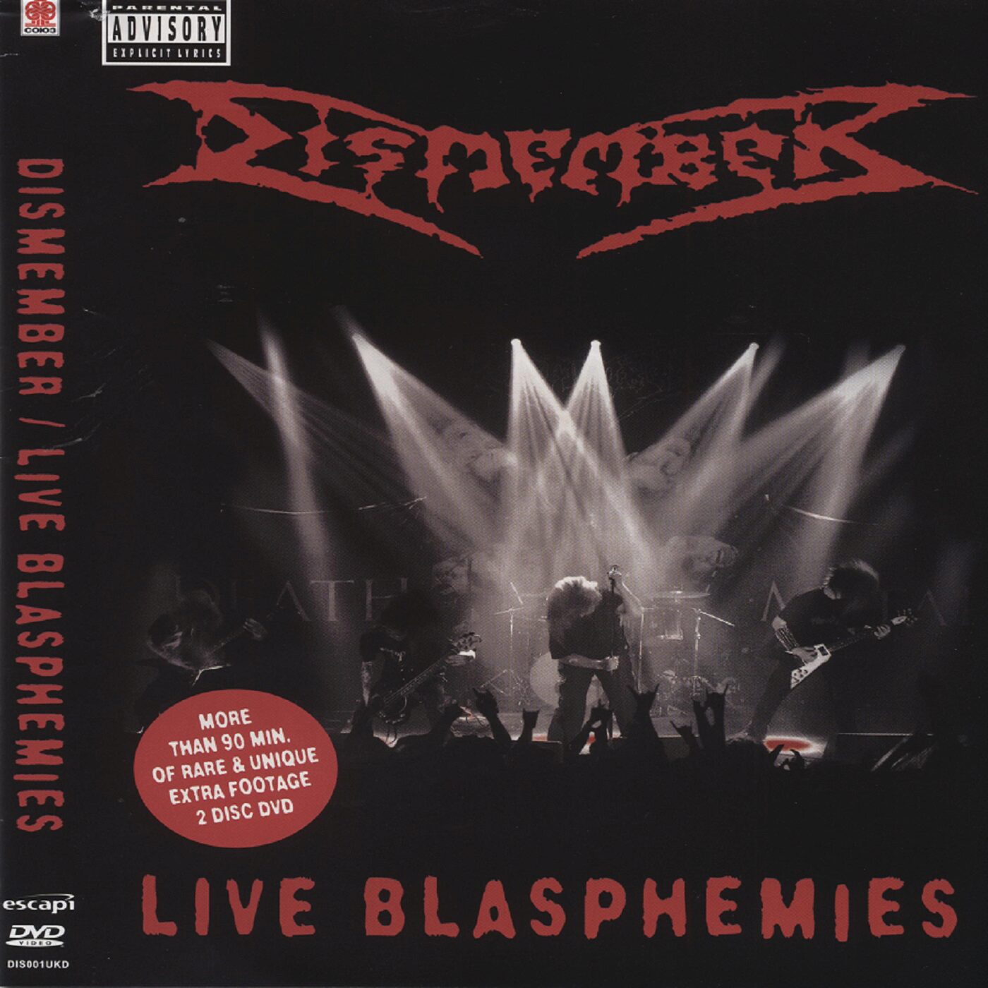 Dismember - Live Blasphemies DVD Dismember - Live Blasphemies DVD