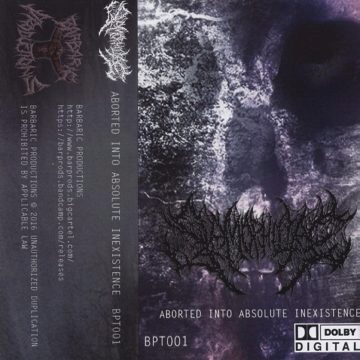 Cover for Slamophiliac - Aborted Into Absolute Inexistence (Cassette)