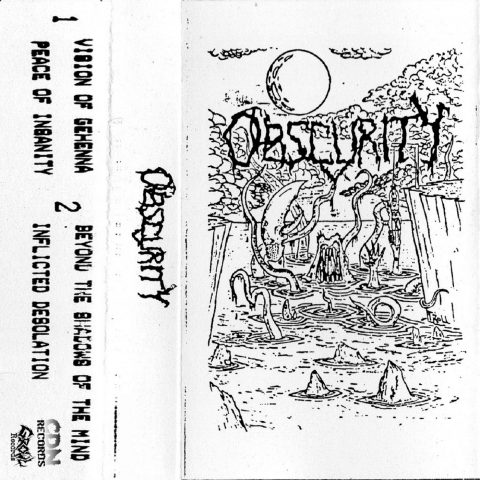 Booklet for Visions of Gehenna cassette