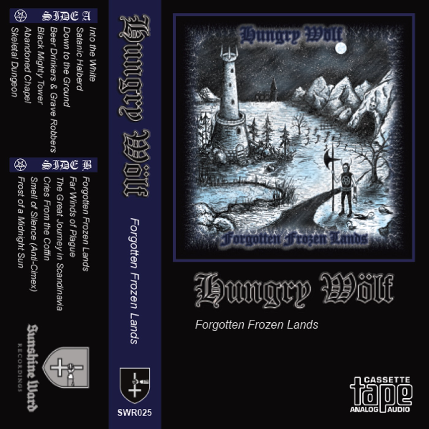 Hungry Wolf - Forgotten Frozen Lands (Cassette) Hungry Wolf - Forgotten Frozen Lands (Cassette)