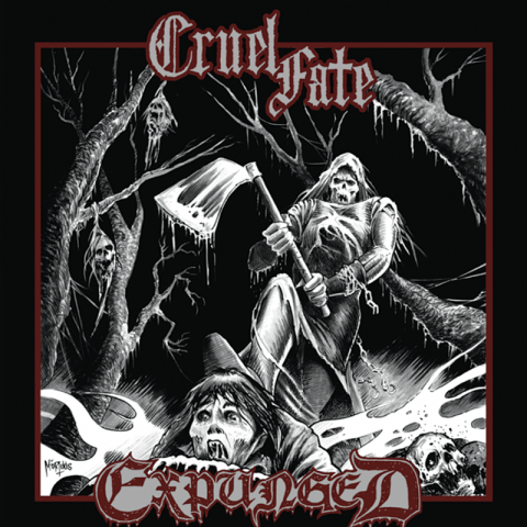 Cruel Fate / Expunged - Split (Cassette) Cruel Fate / Expunged cassette cover