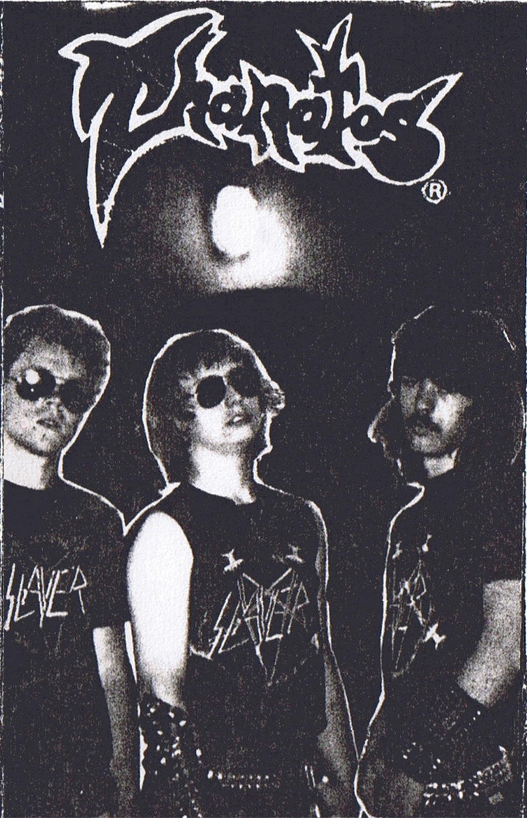 Thanatos - Demo 1985 (Cassette) Front cover for Thanatos' 1985 Demo cassette