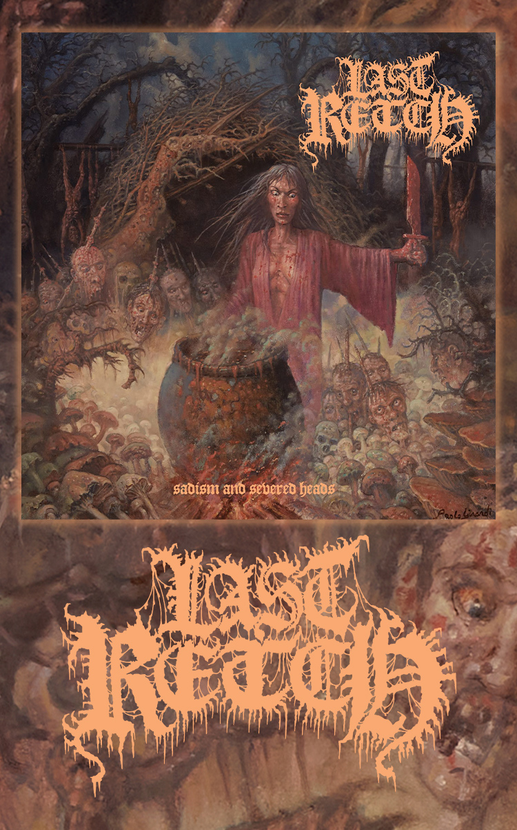 Last Retch – Sadism and Severed Heads (Cassette) Cover art for Sadism and Severed Heads cassette