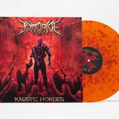 Korrosive - Kaustic Hordes (Orange Splatter LP) Kaustic Hordes vinyl front