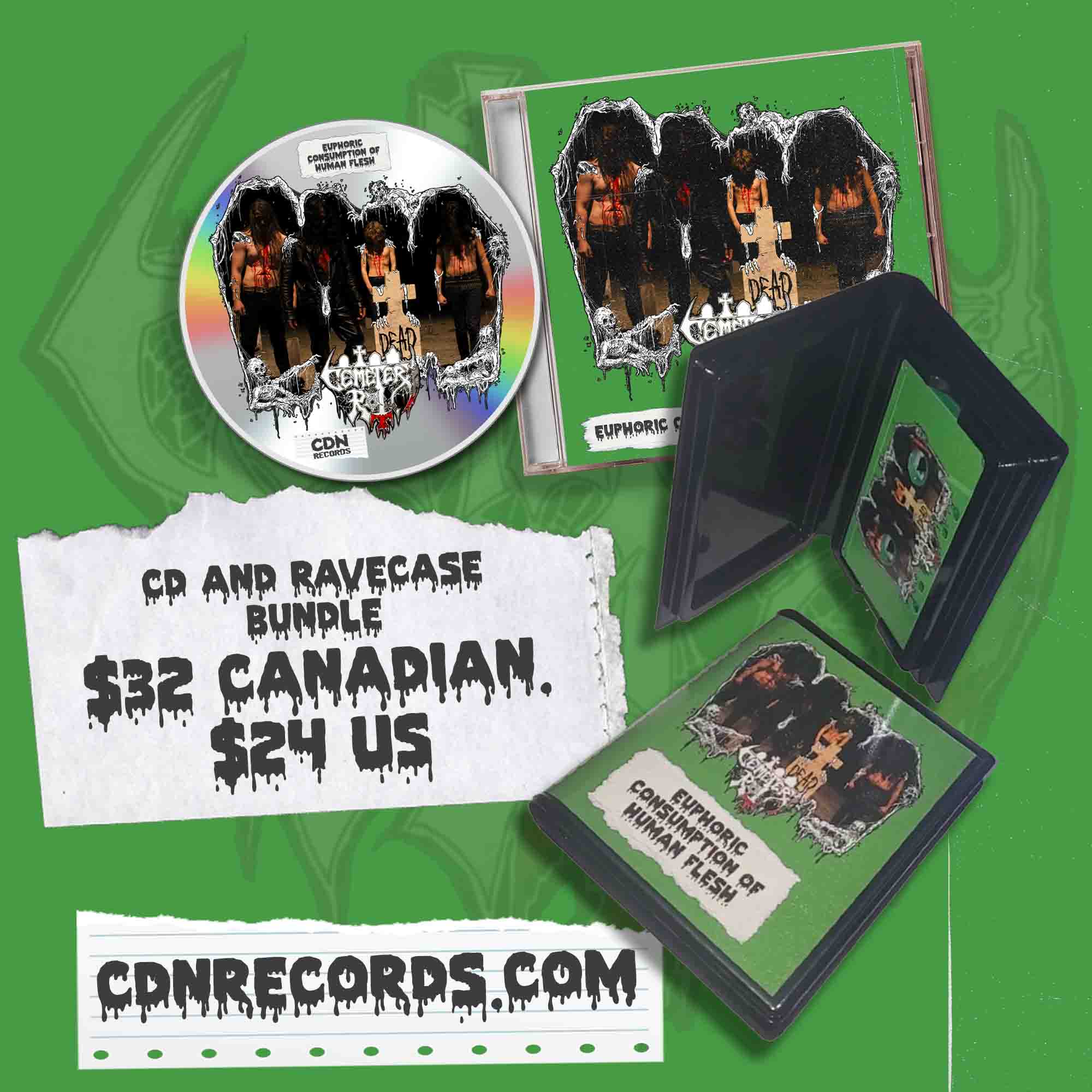 Cemetery Rot - Euphoric Consumption of Human Flesh (Limited Bundle) Graphic for bundle