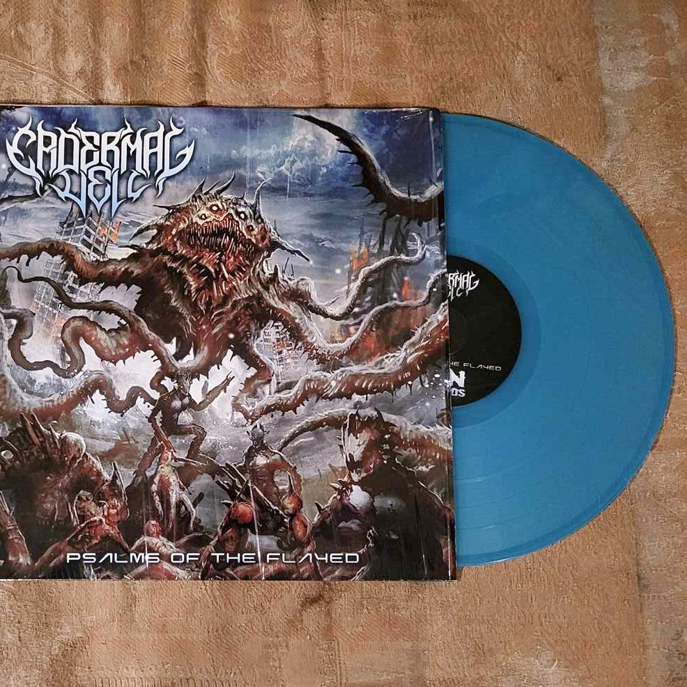 Epidermal Veil - Psalms of the Flayed (Transparent Blue LP) Photo of Epidermal Veil vinyl