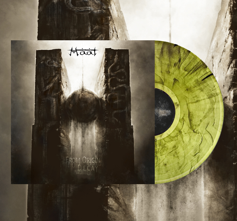 Maat - From Origin To Decay (Yellow/Black Marbled LP) Maat - From Origin To Decay (Yellow/Black Marbled LP)