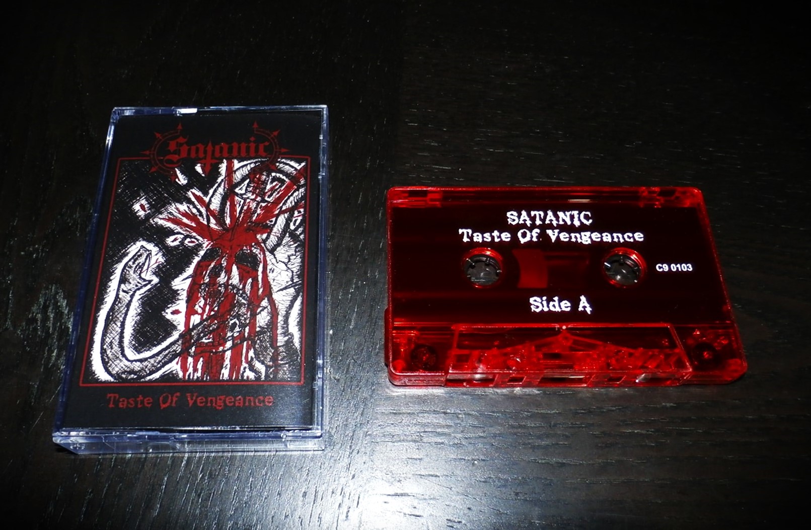Satanic - Taste of Vengeance (Cassette) Satanic - Taste of Vengeance (Cassette)