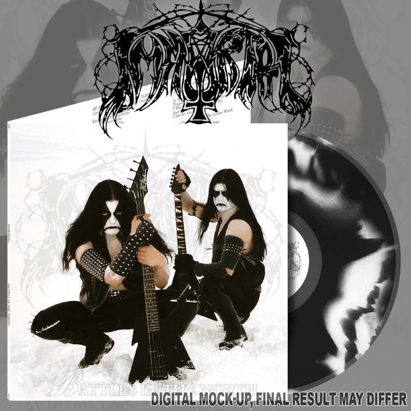 Immortal - Battles In The North (LP - Black/White) Immortal - Battles In The North (LP - Black/White)