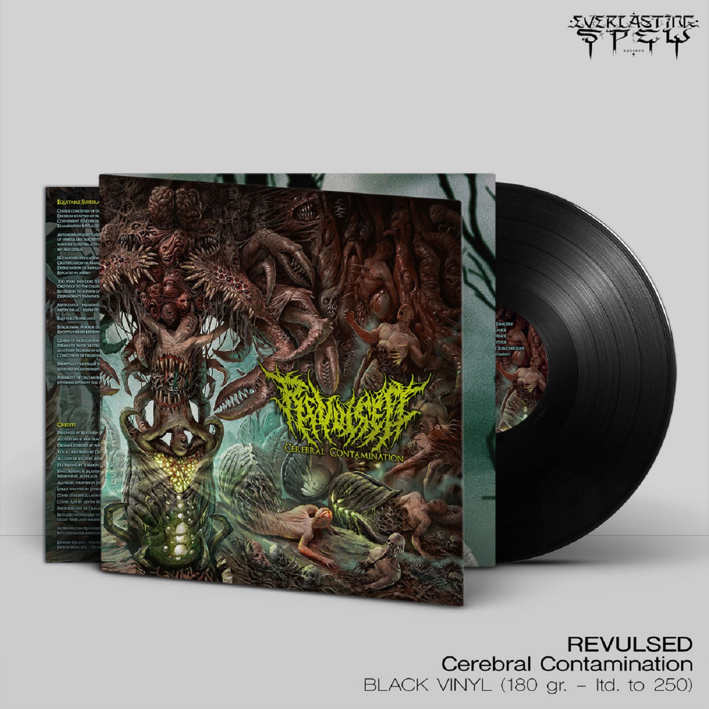 Revulsed - Cerebral Contamination (LP - Black) Revulsed - Cerebral Contamination (LP - Black)
