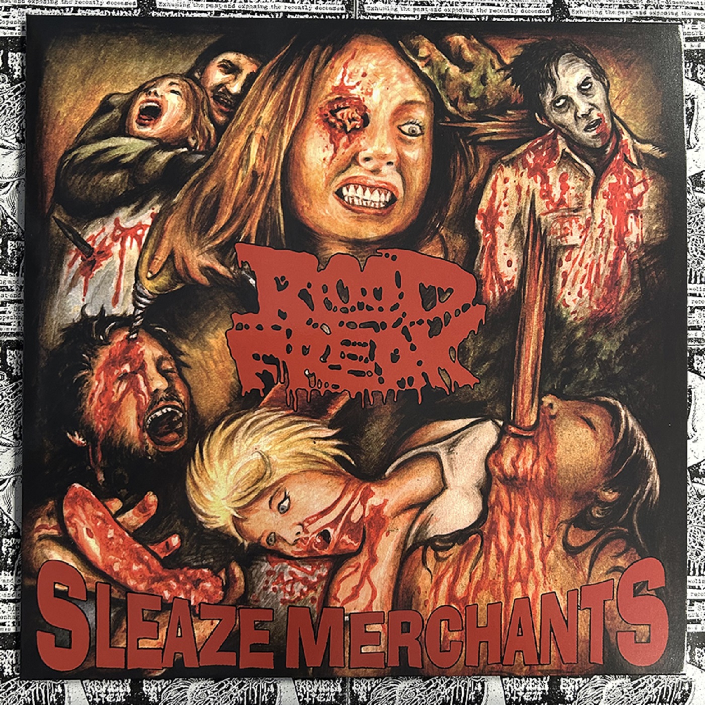 Sewer Haul - Emetic Fluid Transaction (Cassette) Blood Freak – Sleaze Merchants (LP - Black)