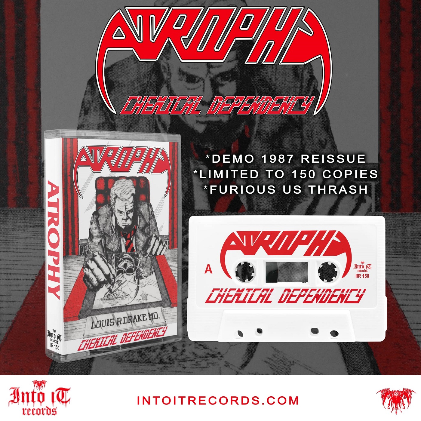 Atrophy - Chemical Dependency (Cassette) Atrophy - Chemical Dependency (Cassette)