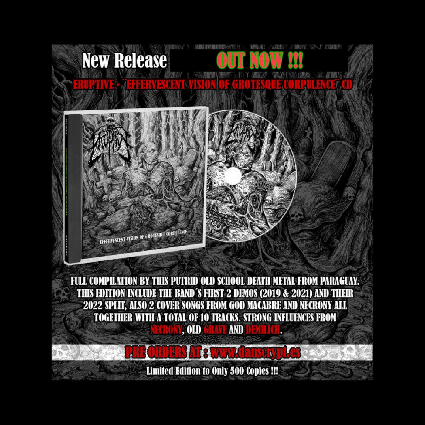 Ecocide - Metamorphosis (Cassette) Eruptive - Effervescent Vision of Grosteque Corpulence
