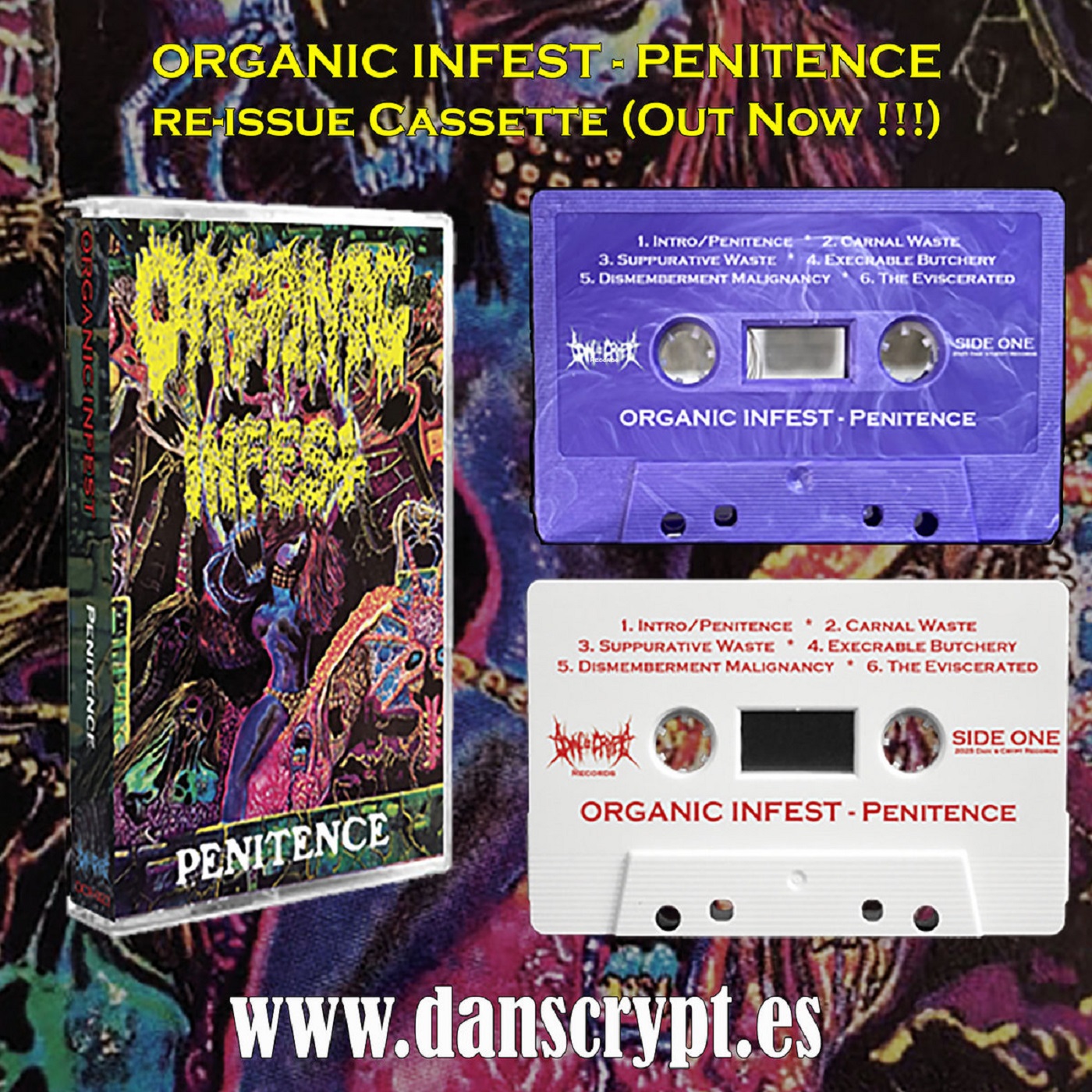 Ecocide - Metamorphosis (Cassette) Organic Infest - Penitence (Cassette)