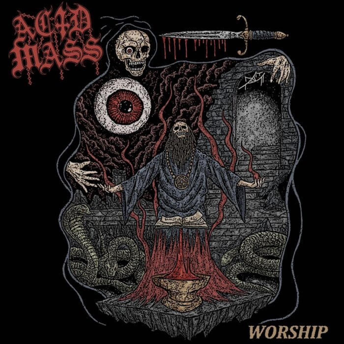 Acid Mass - Worship (LP - Black) Acid Mass - Worship (LP - Black)